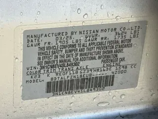 Nissan Versa 2025 SV 4dr Sedan