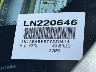 Nissan Sentra 2026 S 4dr Sedan