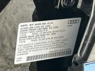 Audi Q3 2022 AWD quattro S line Premium Plus 45 TFSI 4dr SUV