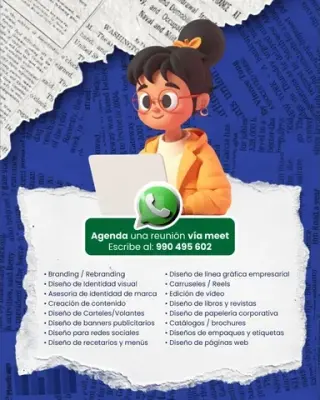 Diseñadora Gráfica en remoto