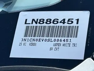 Nissan Versa 2025 SV 4dr Sedan