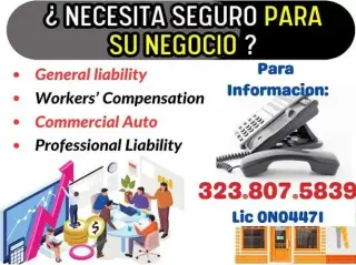 NECESITA SEGURO COMERCIAL?