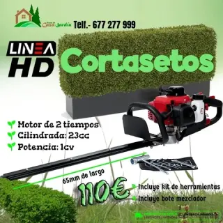 Cortasetos Línea HD de 23cc