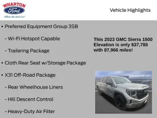 GMC Sierra 1500 2023 4x4 Elevation 4dr Crew Cab 5.8 ft. SB