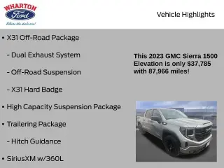 GMC Sierra 1500 2023 4x4 Elevation 4dr Crew Cab 5.8 ft. SB