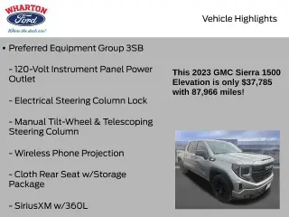 GMC Sierra 1500 2023 4x4 Elevation 4dr Crew Cab 5.8 ft. SB