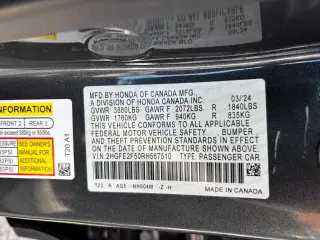 2024 Honda Civic Sport
