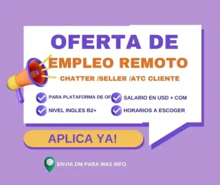 Agente chateo bilingue Remoto