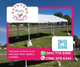 Sillas mesas, carpas y mas