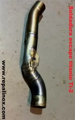 Colector/tubo escape.Soldadura