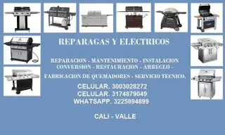 reparacion de asadores a gas