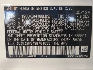 Honda HR-V 2025 AWD Sport 4dr Crossover