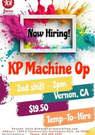 NEED WORK?