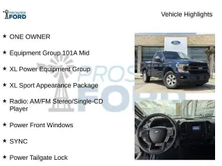Ford F-150 2018 4x2 XL 2dr Regular Cab 6.5 ft. SB