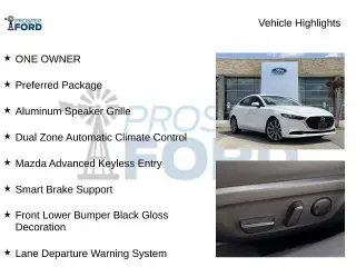 Mazda Mazda3 Sedan 2019 Preferred 4dr Sedan