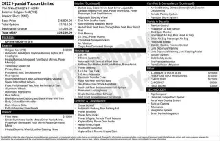 Hyundai TUCSON 2022 AWD Limited 4dr SUV