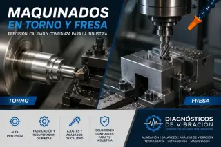 Maquinados en torno y fresa
