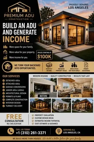 BUILD AND ADU-GENERATE INCOME
