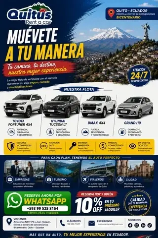 ALQUILER DE AUTOS EN QUITO