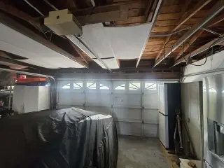 Pre owned roll up garage door
