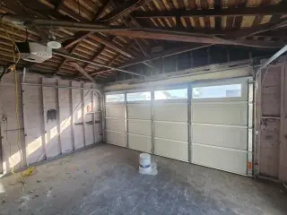 White Basic Rollup garage door