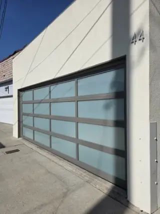 Bronze Full Glass View Garage