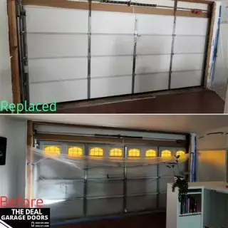 Insulated Garage door / puerta