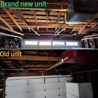 2 car garage door window motor
