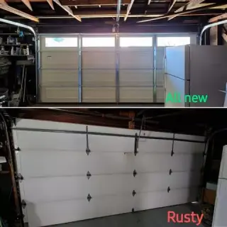 2 car garage door window motor