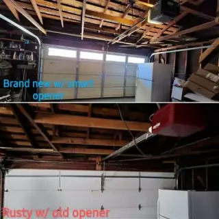 2 car garage door window motor