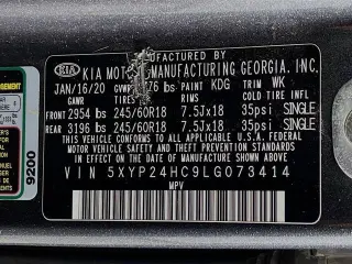 Kia Telluride 2020 LX 4dr SUV