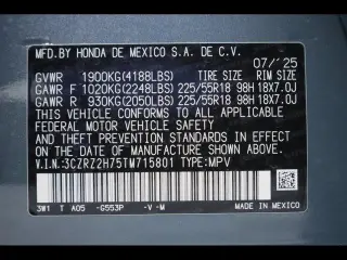 Honda HR-V 2026 AWD EX-L 4dr Crossover