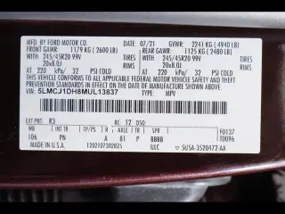 Lincoln Corsair 2021 AWD Standard 4dr SUV