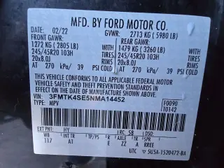 Ford Mustang Mach-E 2022 AWD GT 4dr SUV