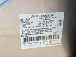 Ford Edge 2022 AWD ST-Line 4dr Crossover