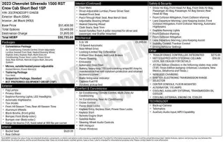 Chevrolet Silverado 1500 2023 4x2 RST 4dr Crew Cab 5.8 ft. SB