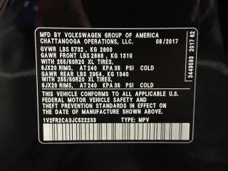 Volkswagen Atlas 2018 V6 SE 4dr SUV w/Technology