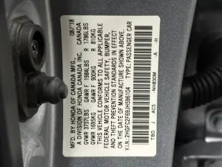 Honda Civic 2018 LX 4dr Sedan w/Honda Sensing