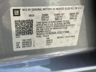 Chevrolet Silverado 1500 2020 4x4 LT 4dr Crew Cab 5.8 ft. SB