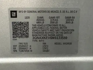 Chevrolet Equinox 2021 LT 4dr SUV w/1LT