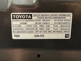Toyota Camry 2018 LE 4dr Sedan