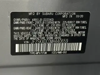 Subaru Forester 2021 AWD Base 4dr Crossover