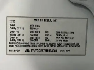 Tesla Model Y 2021 AWD Long Range 4dr Crossover