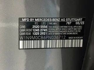 Mercedes-Benz EQB 2023 EQB 250+ 4dr SUV