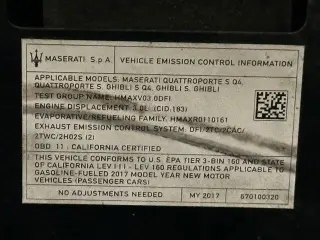 Maserati Ghibli 2017 4dr Sedan