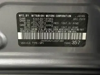 Mitsubishi Outlander Sport 2020 AWD ES 4dr Crossover