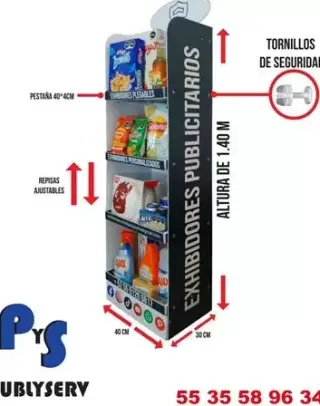 EXHIBIDORES MODULARES PUBLICIT