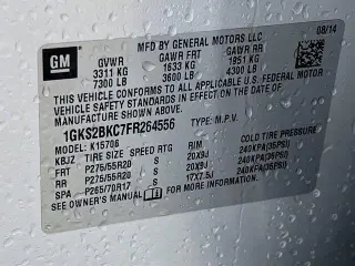 GMC Yukon 2015 4x4 SLT 4dr SUV