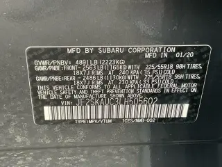 Subaru Forester 2020 AWD Limited 4dr Crossover