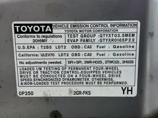 Toyota Tacoma 2016 4x2 TRD Sport 4dr Double Cab 5.0 ft SB
